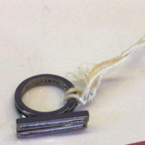 Duchamp Ring (ww027D) Hematite